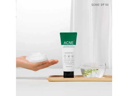 Some By Mi - AHA BHA PHA 30 Days Miracle Acne Clear Foam - Gyengéd Tisztító Hab Savakkal - 100ml
