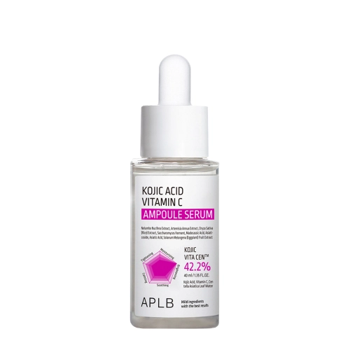 APLB - Kojic Acid Vitamin C Ampoule Serum - Revitalizáló Arcszérum - 40ml