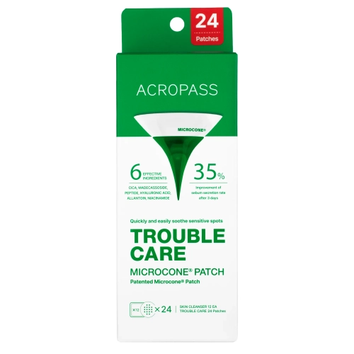 AcroPass - Trouble Care Microcone Patch - Mikro-tűs Tapaszok Bőrhibákra - 24db