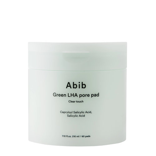 Abib - Green LHA Pore Pad Clear Touch - Tisztító Arckorongok - 210ml/60db