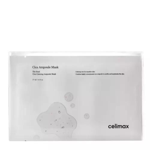Celimax - The Real Cica Calming Mask - Fátyolmaszk Ázsiai Gázló Kivonattal - 5x27ml