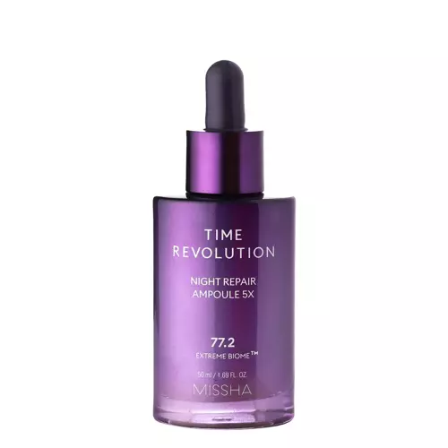 Missha - Time Revolution Night Repair Ampoule 5x - Feszesítő Szérum Fermentált Bifida Lizátummal - 50ml