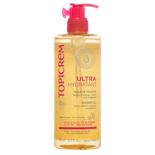 Topicrem - Ultra Hydratant Shower Oil - Ultra-hidratáló Tusoló Olaj - 500ml