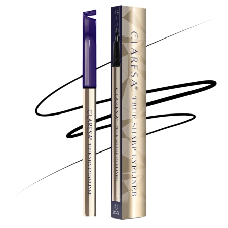 Claresa - True Sharp Eyeliner - Ultravékony Filces Szemhéjtus - Black 01 - 0,5 ml