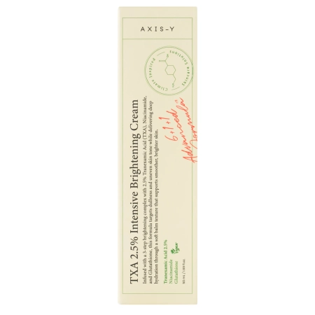 Axis-y - TXA 2.5% Intensive Brightening Cream - Intensíven Világosító Arckrém - 50ml