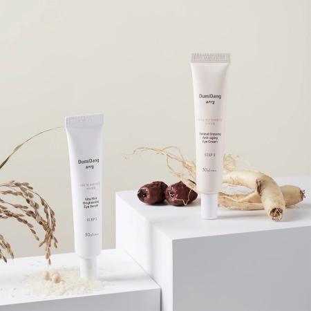 DumiDang - Rice & Ginseng Duo Eye Care Set - Szemkörnyékápoló Termékcsomag - 2x30g