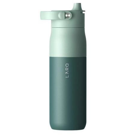 LARQ - Bottle PureVis 2 - Intelligens, Öntisztító Vízszűrő Palack, UV-C Fény - Eucalyptus Green - 680ml