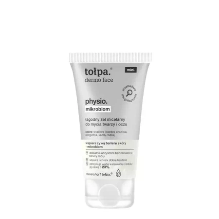 Tolpa - Dermo Face Physio Mikrobiom - Kíméletes Micellás Gél Arcra és Szemre - Mini - 75ml