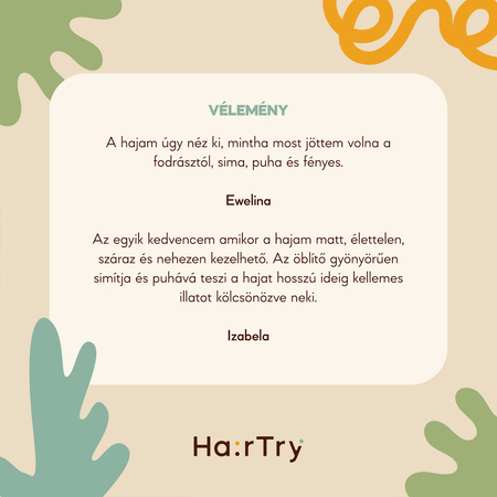HairTry - Vin Glosser - Fényesítő és Simító Hajöblítő Ecettel - 200ml