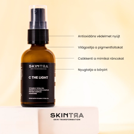 SkinTra - C The Light - 10% Tetra C-vitamin Szérum - 30ml
