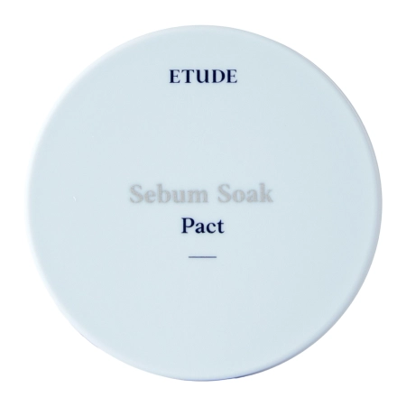 Etude House - Sebum Soak Pact - Mattító Kompakt Púder - 9.5g