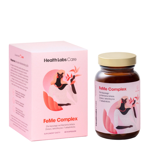 Health Labs Care - FeMe Complex - Kapszulák Vassal és Laktoferrinnel - 60db/48g