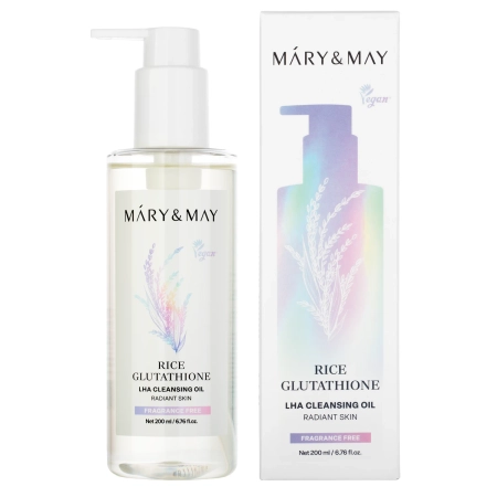 Mary&May - Rice Glutathione LHA Cleansing Oil - Arcisztító Olaj - 200ml