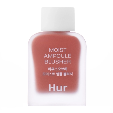 House of Hur - Moist Ampoule Blusher - Hidratáló Folyékony Pirosító - 05 Peach Coral - Mini - 10ml