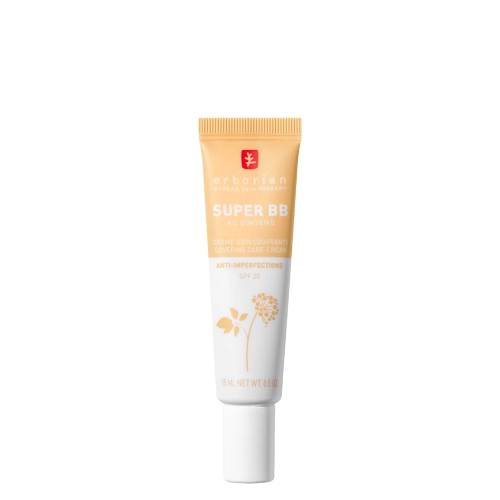 Erborian - Super BB Au Ginseng Nude - Fedő, Bőrhibákat Korrigáló Krém - 15ml
