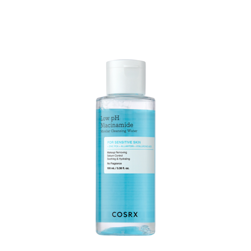 COSRX - Low pH Niacinamide Cleansing Water - Alacsony pH-értékű Niacinamid Micellás Víz - 100ml