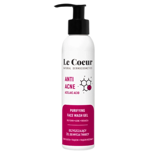 Le Coeur - Anti Acne - Arclemosó Dermogél Azelainsavval és Almasavval - 150ml