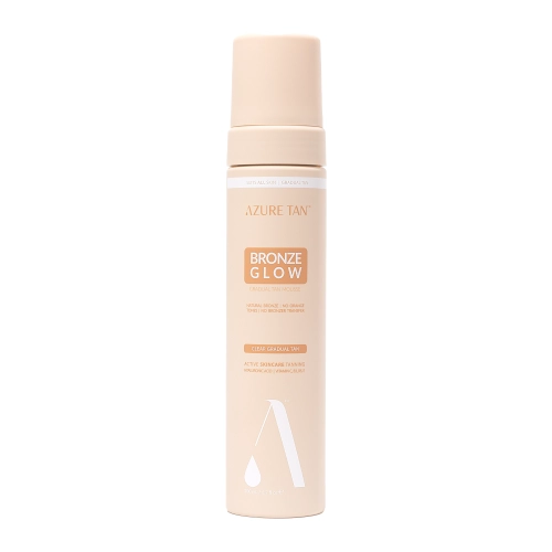 Azure Tan - Bronze Glow Self Tan Mousse - Átlátszó Önbarnító Testhab - Light to Medium - 200ml