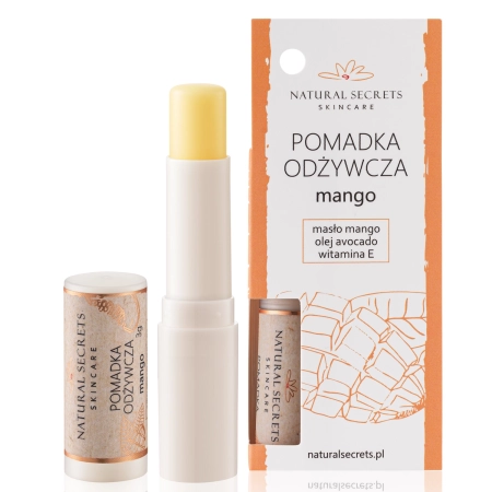 Natural Secrets - Védő Ajakbazsam - Mangó - 3,5g