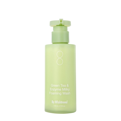 Wishtrend - Green Tea & Enzyme Milky Foaming Wash - Arctisztító Hab - 140ml