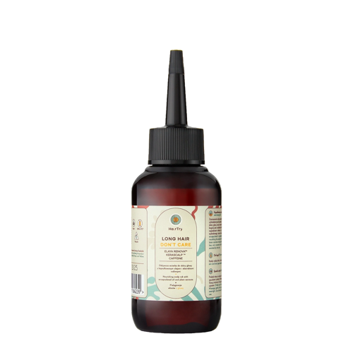 HairTry - Long Hair, Don't Care - Tápláló Fejbőrápoló Kapszulázott Olajjal és Növényi Kivonatokkal - 100ml