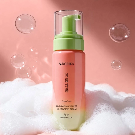 KORIKA - SuperFruits Hydrating Velvet Cleansing Foam - Hidratáló Hatású Arctisztító Hab - 150ml