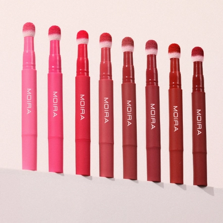 Moira - Cushion Kiss Lip Cream - Ajakkrúzs - 009 Tulle Magenta - 1,5g