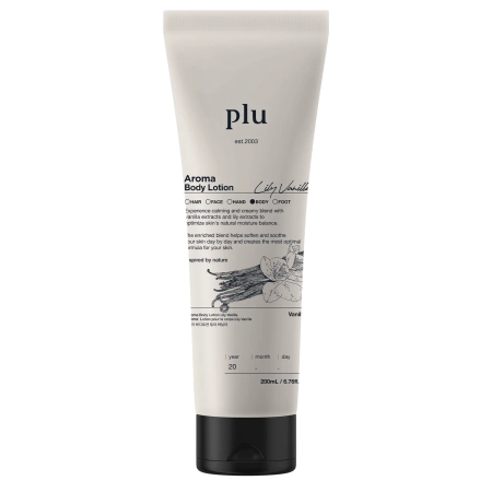 plu - Aroma Body Lotion - Testápoló Balzsam - Lily Vanilla - 200ml