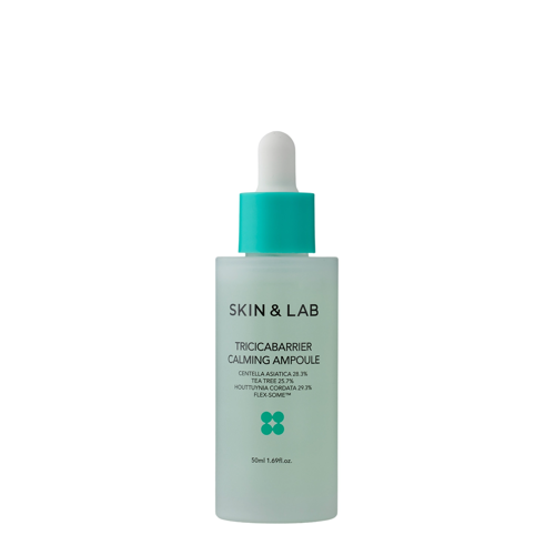 Skin&Lab - Tricicabarrier Calming Ampoule - Bőrnyugtató Arcampulla Ázsiai Gázlóval - 50ml