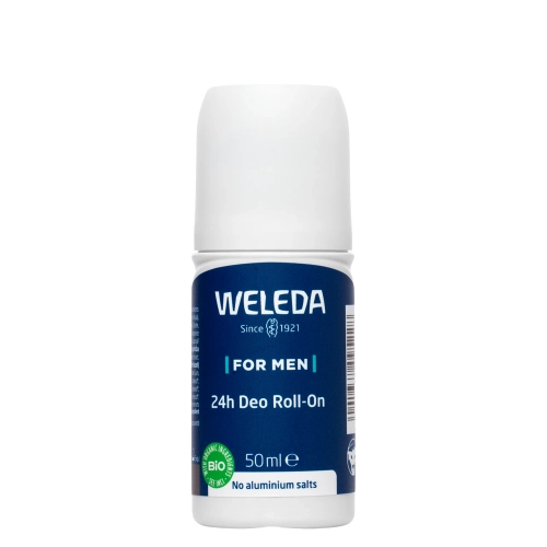 WELEDA - For Men 24h Deo Roll-On - 24 órás Golyós Férfi Dezodor - 50ml