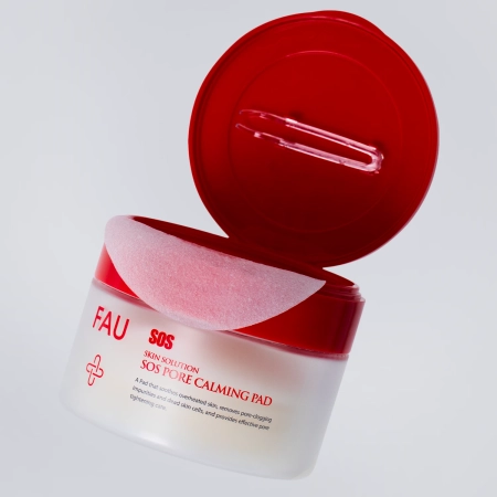 FAU - Skin Solution SOS Pore Calming Pad - Nyugtató Arckorongok - 70db/175ml