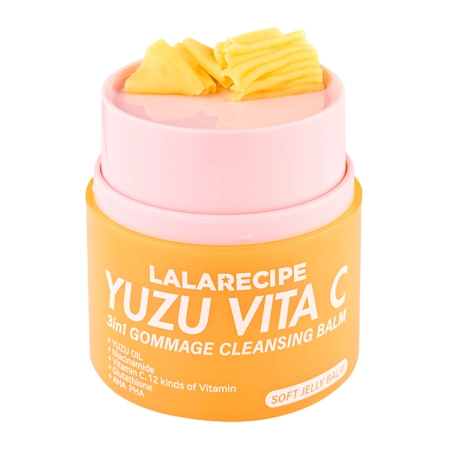 LalaRecipe - Yuzu Vita C 3in1 Gommage Cleansing Balm - C-vitaminos Arctisztító balzsam - 50ml