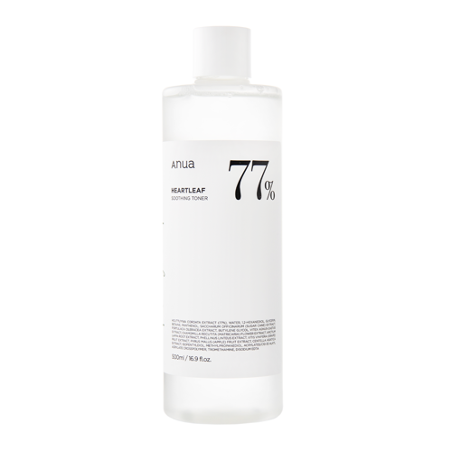 Anua - Heartleaf 77% Soothing Toner - Nyugtató Arctoner - 500ml