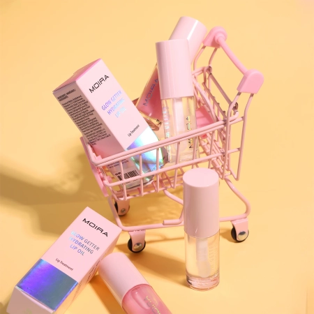 Moira - Glow Getter Hydrating Lip Oil - Hidratáló Ajakolaj - 009 Bubble Pink - 4,6ml