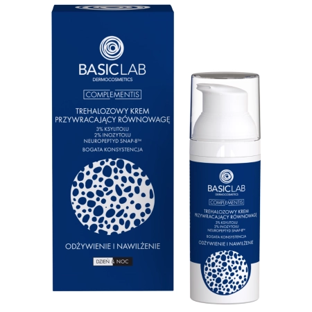 BasicLab - Táplálás és Hidratálás - Kiegyensúlyozó Gazdag Állagú Krém Trehalózzal - 50ml