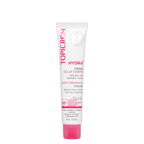 Topicrem - Hydra+ Light Moisturizing Radiance Cream - Hidratáló és Ragyogtató Krém - 40ml