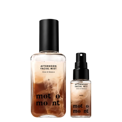 motomont - Afternoon Facial Mist - Hidratáló és Sminkfixáló Arcpermet - Készlet - 100ml+20ml