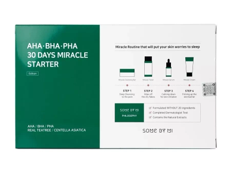 Some By Mi - AHA BHA PHA 30 Days Miracle Starter - Kozmetikai Készlet AHA-, BHA- és PHA-savakkal