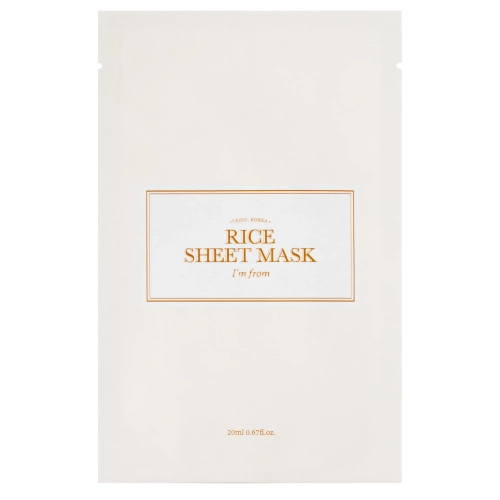 I’m From - Rice Sheet Mask - Fátyolmaszk Rizskivonattal - 1db/20ml