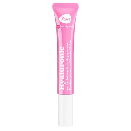 7DAYS - My Beauty Week - Hyaluronic Anti-Wrinkle Moisturizing Eye Concentrate - Hidratáló Hatású Szemkörnyékápoló Krém-Gél - 18ml