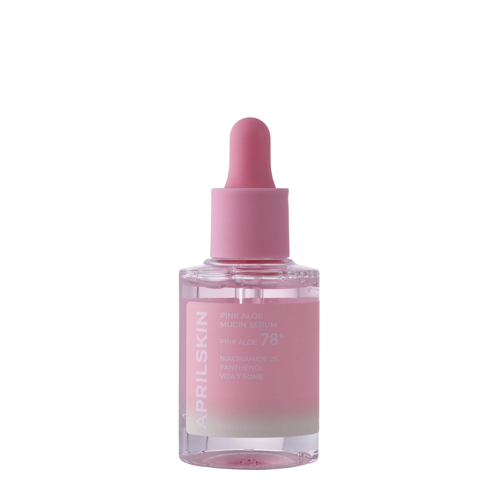 Aprilskin - Pink Aloe Mucin Serum - Bőrnyugtató Arcszérum Aloe Verával - 30ml