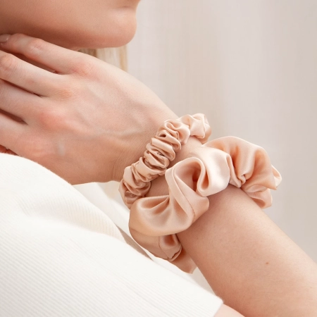 Cosibella Accessories - Selyem Hajgumi Szett - Peachy Pink