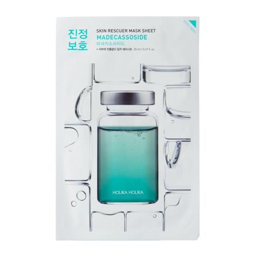 Holika Holika - Skin Rescuer Mask Sheet - Madecassoside - Bőrnyugtató Fátyolmaszk - 20ml