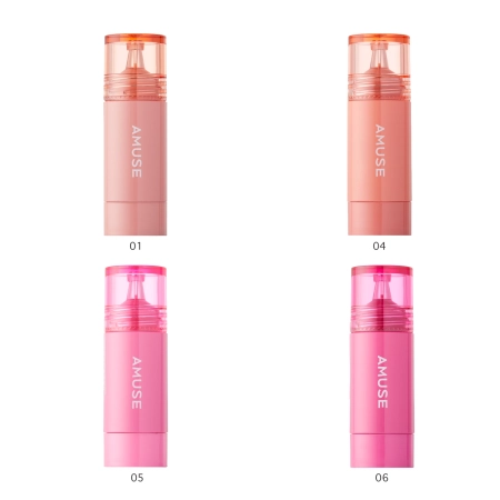 Amuse - Cheek Tok Tok Tok - Folyékony Pirosító - 01 Boksoonga Tok - 5.5ml