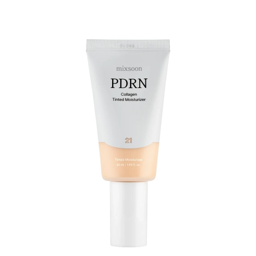 Mixsoon - PDRN Collagen Tinted Moisturizer #21 - Kollagénnel és PDRN-nel dúsított színezett hidratáló krém - 50ml
