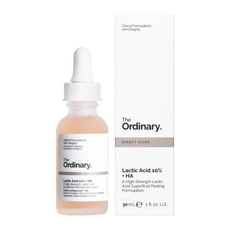 The Ordinary - Lactic Acid 10% + HA - Peeling Tejsavval és Hialuronsavval - 30ml