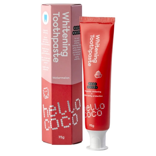 hello coco - Enzi White - Whitening Toothpaste - Fehérítő Fogkrém - Watermelon - 75g