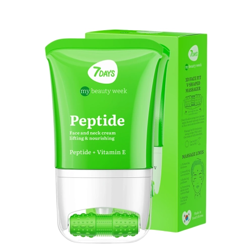 7DAYS - My Beauty Week - Arc- és nyakkrém Massager Lifting & Nourishing Concentrate Peptide - Liftingelő Arc- és Nyakkrém görgő formájában - 80ml