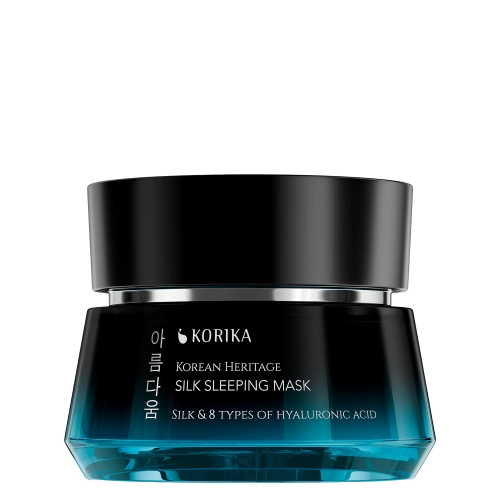 KORIKA - Korean Heritage Silk & 8 Types of Hyaluronic Acid Silk Sleeping Mask - Hidratáló Hatású Éjszakai Arcmaszk - 50ml