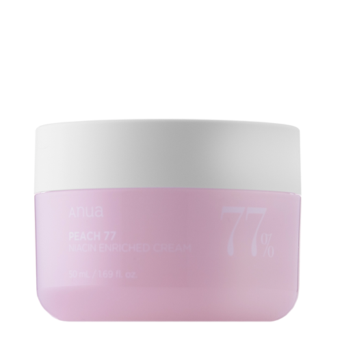 Anua - Peach 77% Niacin Enriched Cream - Hidratáló Arckrém 77% Barackkivonattal - 50ml